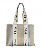 Chloeクロエ）の古着「Woody/トートバッグ/ミディアム」｜ベージュ
