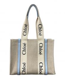 Chloe（クロエ）の古着「Woody/トートバッグ/ミディアム」｜ベージュ