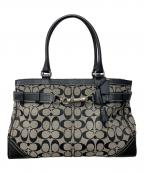 COACHコーチ）の古着「トートバッグ」｜ブラック