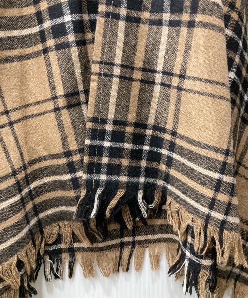 O'NEIL OF DUBLIN（オニールオブダブリン）O'NEIL OF DUBLIN (オニールオブダブリン) ポンチョ ブラウン サイズ:fの古着・服飾アイテム