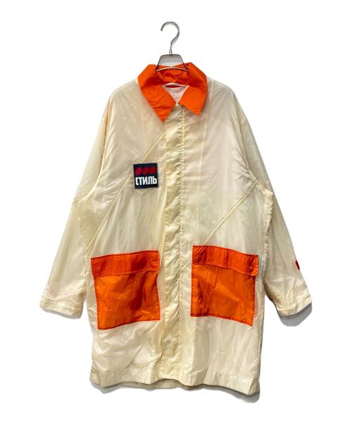 HERON PRESTON（ヘロンプレストン）HERON PRESTON (ヘロンプレストン) パラシュート ウインドブレーカー ベージュ サイズ:Sの古着・服飾アイテム