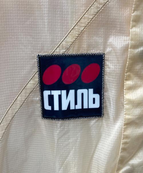 HERON PRESTON（ヘロンプレストン）HERON PRESTON (ヘロンプレストン) パラシュート ウインドブレーカー ベージュ サイズ:Sの古着・服飾アイテム