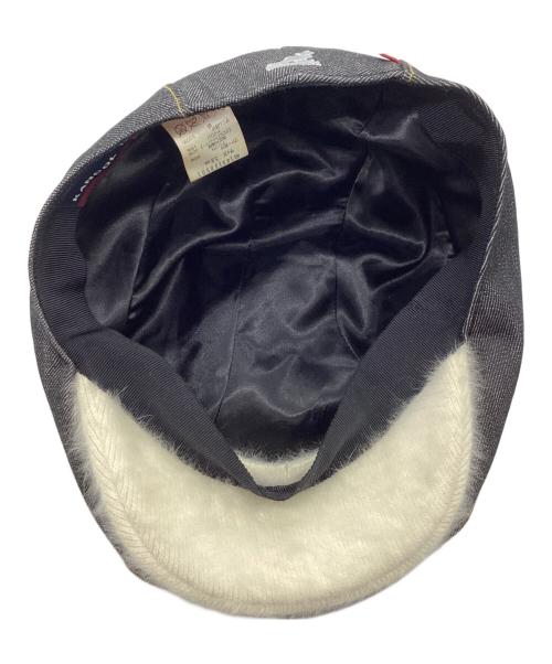 KANGOL（カンゴール）KANGOL (カンゴール) LEVI'S REDTAB (リーバイスレッドタブ) デニムファーハンチング グレーの古着・服飾アイテム
