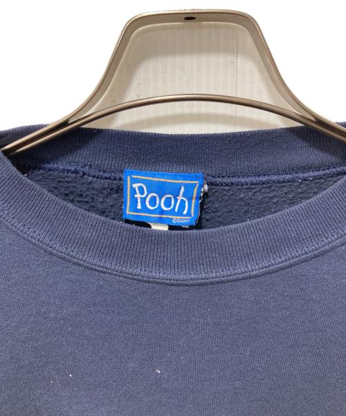 Pooh（プー）pooh (プー) 90s 古着スウェット ネイビー サイズ:タグ切れの為不明の古着・服飾アイテム