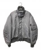 ZARAザラ）の古着「フライトジャケット」｜グレー
