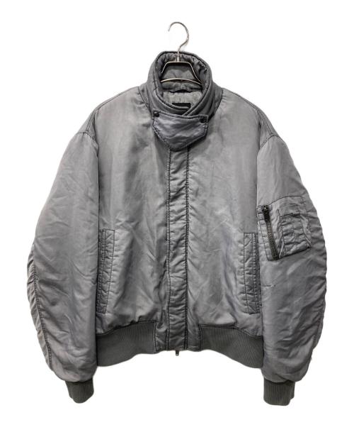 ZARA（ザラ）ZARA (ザラ) フライトジャケット グレー サイズ:Lの古着・服飾アイテム