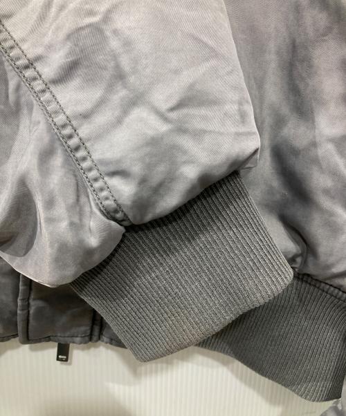 ZARA（ザラ）ZARA (ザラ) フライトジャケット グレー サイズ:Lの古着・服飾アイテム
