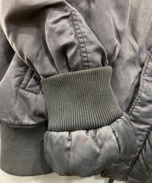 ZARA（ザラ）ZARA (ザラ) フライトジャケット グレー サイズ:Lの古着・服飾アイテム
