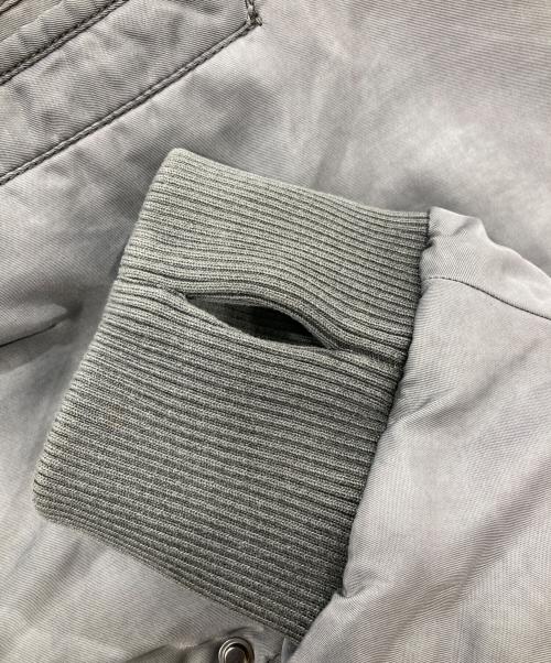 ZARA（ザラ）ZARA (ザラ) フライトジャケット グレー サイズ:Lの古着・服飾アイテム