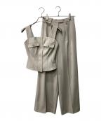 HER LIP TOハーリップトゥ）の古着「Lutetia Twill Set-Up/セットアップ」｜グレー