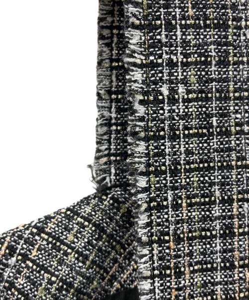 HER LIP TO（ハーリップトゥ）HER LIP TO (ハーリップトゥ) ツイードワンピース/Summer Tweed Romper グレー サイズ:Mの古着・服飾アイテム