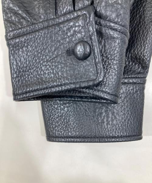 ZARA（ザラ）ZARA (ザラ) エコレザージャケット ブラック サイズ:Mの古着・服飾アイテム