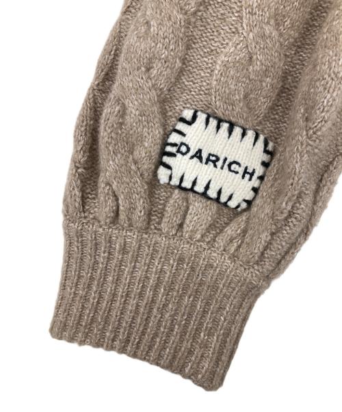 darich（ダーリッチ）darich (ダーリッチ) ハートオープンニットミニワンピース ブラウン サイズ:FREE-Lの古着・服飾アイテム