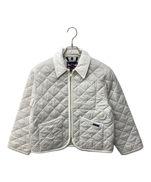 LAVENHAM（ラベンハム）LAVENHAM (ラベンハム) Teynham Womens /キルティングジャケット ホワイト サイズ:36の古着・服飾アイテム