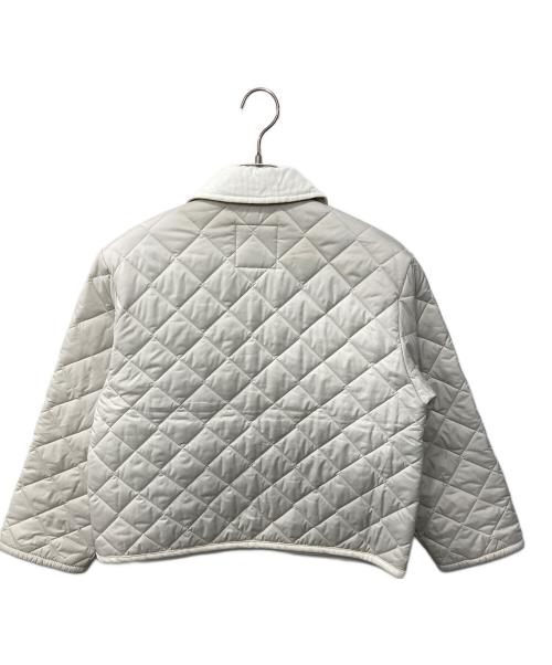 LAVENHAM（ラベンハム）LAVENHAM (ラベンハム) Teynham Womens /キルティングジャケット ホワイト サイズ:36の古着・服飾アイテム
