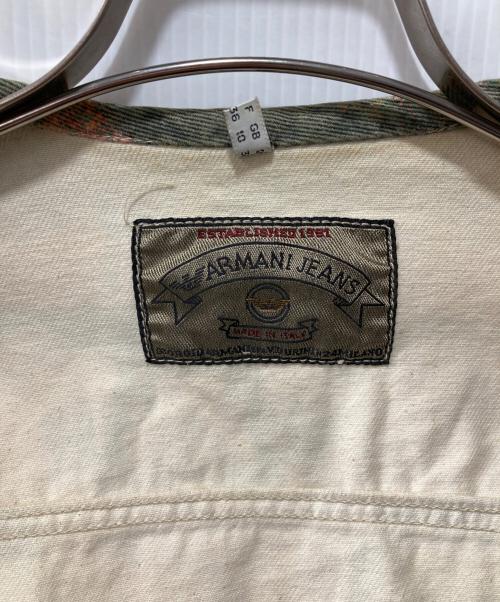 ARMANI JEANS（アルマーニジーンズ）ARMANI JEANS (アルマーニジーンズ) ノーカラージャケット マルチカラー サイズ:Sの古着・服飾アイテム