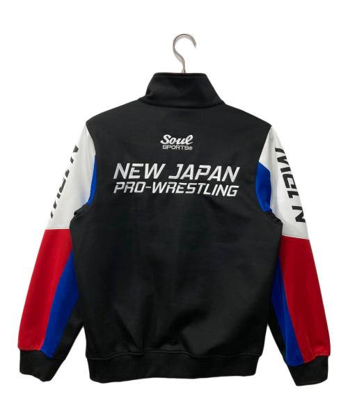 soul sports（ソウルスポーツ）soul sports (ソウルスポーツ) 新日本プロレス/トラックジャケット ブラック サイズ:Mの古着・服飾アイテム