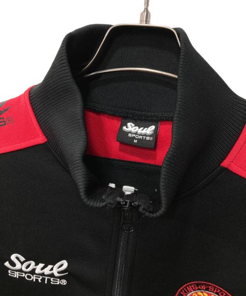 soul sports（ソウルスポーツ）soul sports (ソウルスポーツ) 新日本プロレス/トラックジャケット レッド×ブラック サイズ:Mの古着・服飾アイテム