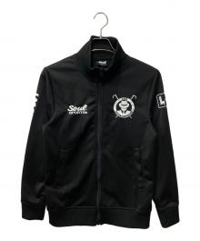 soul sports（ソウルスポーツ）の古着「新日本プロレス/トラックジャケット」｜ブラック
