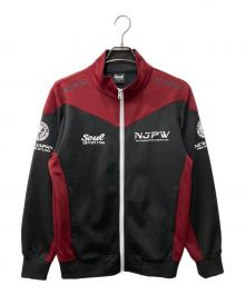 soul sports（ソウルスポーツ）の古着「新日本プロレス/トラックジャケット」｜ボルドー