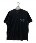 Y-3ワイスリー）の古着「リフレクティブロゴ Tシャツ」｜ブラック
