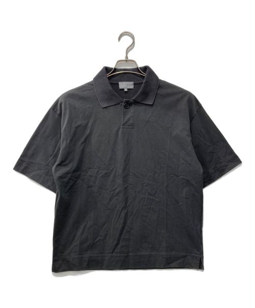 MARGARET HOWELL（マーガレットハウエル）MARGARET HOWELL (マーガレットハウエル) HIGHTWIST DENSE COTTON POLO SHIRT /ポロシャツ グレー サイズ:Mの古着・服飾アイテム