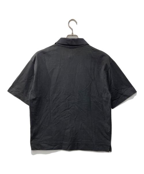 MARGARET HOWELL（マーガレットハウエル）MARGARET HOWELL (マーガレットハウエル) HIGHTWIST DENSE COTTON POLO SHIRT /ポロシャツ グレー サイズ:Mの古着・服飾アイテム