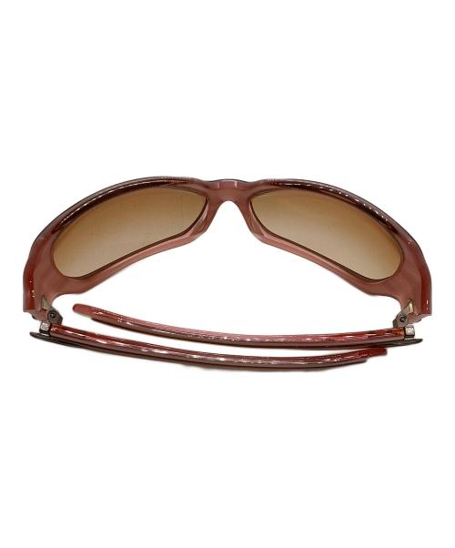OAKLEY（オークリー）OAKLEY (オークリー) スクリプト サングラス ピンク×ブラウン サイズ:62-15の古着・服飾アイテム