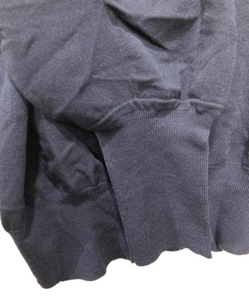 ANAYI（アナイ）ANAYI (アナイ) レーヨンナイロン袖ギャザープルオーバーセーター ネイビー サイズ:38の古着・服飾アイテム