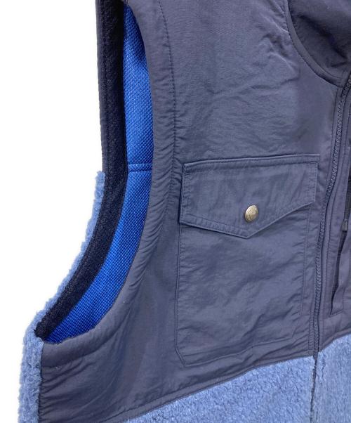 POLO RALPH LAUREN（ポロ・ラルフローレン）POLO RALPH LAUREN (ポロ・ラルフローレン) フリース切替ベスト ネイビー サイズ:Lの古着・服飾アイテム