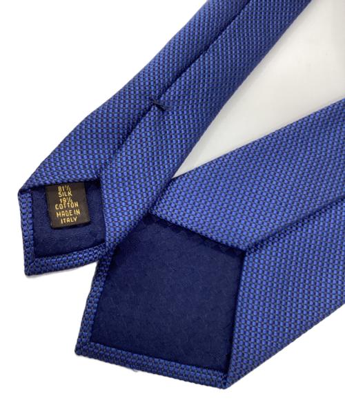 LOUIS VUITTON（ルイ ヴィトン）LOUIS VUITTON (ルイ ヴィトン) シルクコットンネクタイ ネイビー サイズ:表記なしの古着・服飾アイテム
