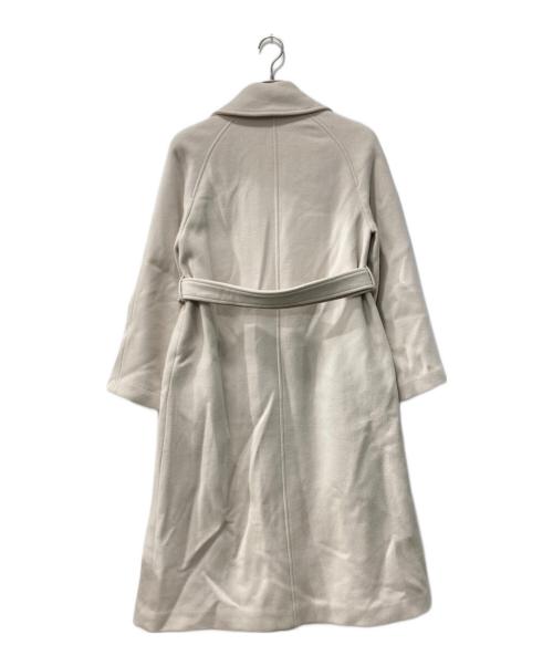 allureville（アルアバイル）allureville (アルアバイル) スプリットラグランロングコート ベージュ サイズ:2の古着・服飾アイテム