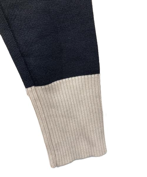 anuans（アニュアンス）anuans (アニュアンス) ペプラムニットカーディガン ブラック サイズ:Fの古着・服飾アイテム