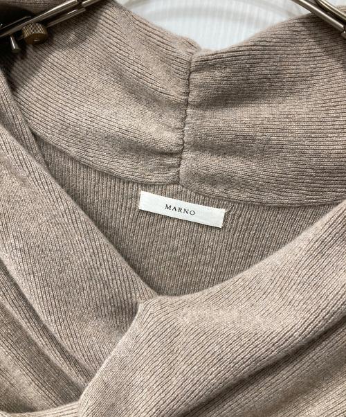MARNO（マーノ）MARNO (マーノ) カシュクールニット/Camille knit ブラウン サイズ:FREEの古着・服飾アイテム
