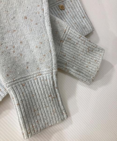 Loulou Willoughby（ルルウィルビー）Loulou Willoughby (ルルウィルビー) ウールタートルネックニット ブルー サイズ:2の古着・服飾アイテム