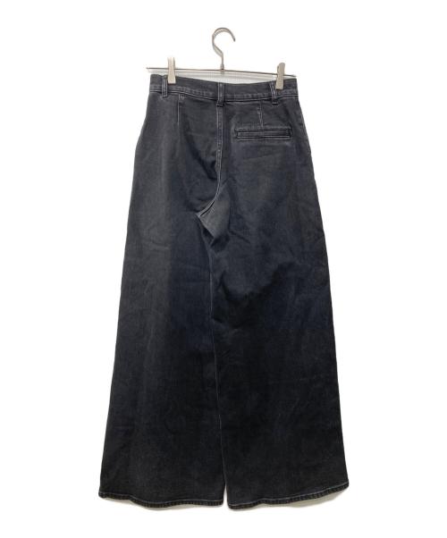 theory（セオリー）theory (セオリー) New ST Denim Bk Wide HW Pant D GH/デニムパンツ ブラック サイズ:25の古着・服飾アイテム