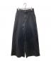 theory（セオリー）の古着「New ST Denim Bk Wide HW Pant D GH/デニムパンツ」｜ブラック