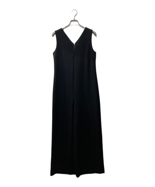 theory（セオリー）theory (セオリー) Vネックジャンプスーツ ブラック サイズ:2の古着・服飾アイテム