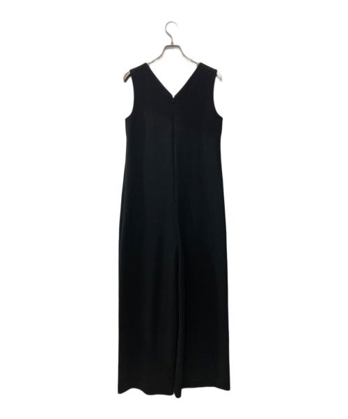 theory（セオリー）theory (セオリー) Vネックジャンプスーツ ブラック サイズ:2の古着・服飾アイテム