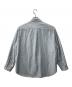 STEVEN ALAN (スティーブンアラン) ドレープ オックス チェック レギュラーカラー シャツ LOOSE ブルー サイズ:M：8000円