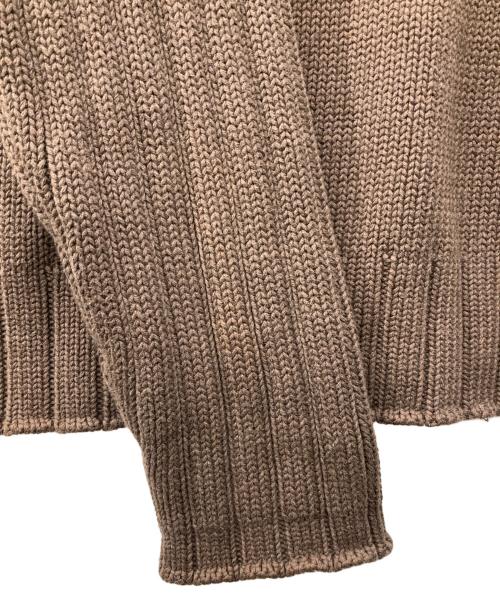 POLO JEANS（ポロジーンズ）POLO JEANS (ポロジーンズ) ハーフジップニット ブラウン サイズ:XLの古着・服飾アイテム