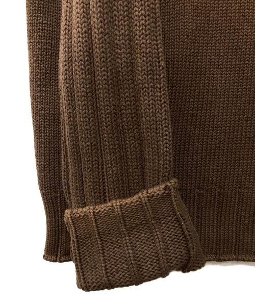 POLO JEANS（ポロジーンズ）POLO JEANS (ポロジーンズ) ハーフジップニット ブラウン サイズ:XLの古着・服飾アイテム