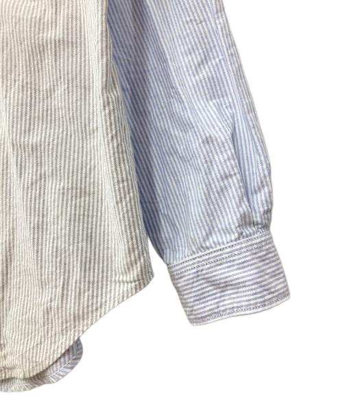 Engineered Garments（エンジニアド ガーメンツ）Engineered Garments (エンジニアド ガーメンツ) LOWERCASE (ロウワーケース) ボタンダウンシャツ ブルー×グレー サイズ:Lの古着・服飾アイテム