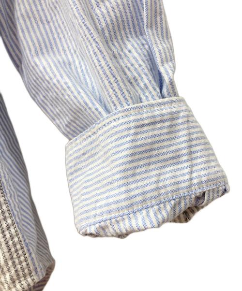 Engineered Garments（エンジニアド ガーメンツ）Engineered Garments (エンジニアド ガーメンツ) LOWERCASE (ロウワーケース) ボタンダウンシャツ ブルー×グレー サイズ:Lの古着・服飾アイテム