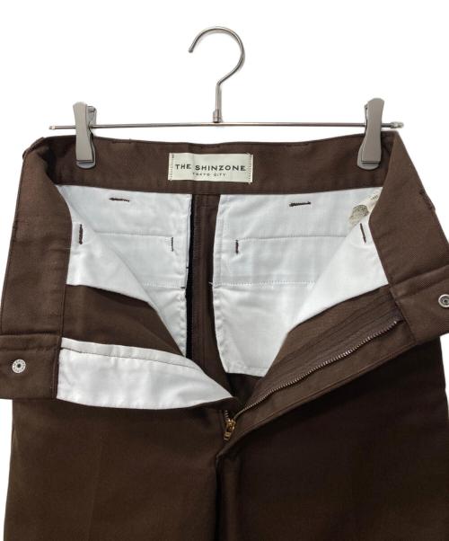 THE SHINZONE（ザ シンゾーン）THE SHINZONE (ザ シンゾーン) SKATER PANTS ブラウン サイズ:34の古着・服飾アイテム