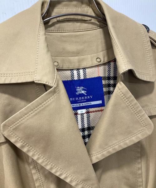 BURBERRY BLUE LABEL（バーバリー ブルー レーベル）BURBERRY BLUE LABEL (バーバリー ブルー レーベル) ショートトレンチコート ベージュ サイズ:38の古着・服飾アイテム