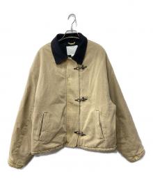 ZARA（ザラ）の古着「ファイヤーマンバックルジャケット」｜ベージュ