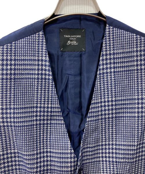 TAGLIATORE（タリアトーレ）TAGLIATORE (タリアトーレ) BRIAN/Fジレ ネイビー サイズ:46/9Rの古着・服飾アイテム