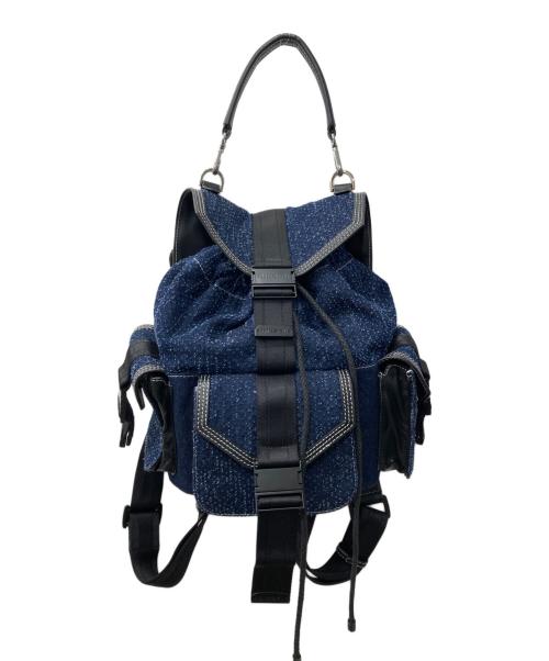 DIESEL（ディーゼル）DIESEL (ディーゼル) マルチウェイデニムリュック インディゴの古着・服飾アイテム
