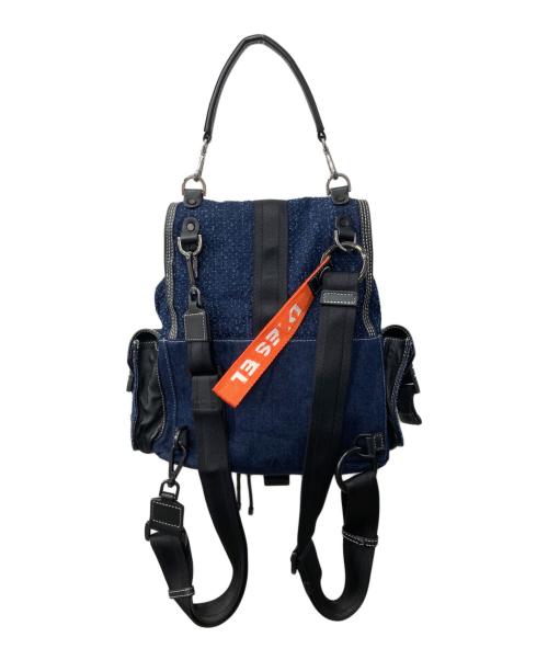DIESEL（ディーゼル）DIESEL (ディーゼル) マルチウェイデニムリュック インディゴの古着・服飾アイテム